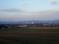  schner Fernblick zurck zum Kw Korneuburg 