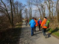 Wanderroute auf der Magdalenenhofstrae nach Langenzersdorf 