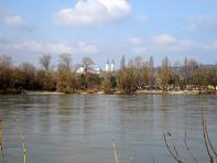  Blick ber die Donau nach Klosterneuburg 