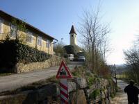 Blick zur Ortskapelle hl. Maria Magdalena in Oberplank 