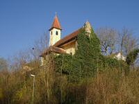 Blick zur Ortskapelle hl. Maria Magdalena in Oberplank 