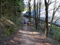  Wanderroute bergab nach Gars am Kamp 