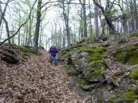  Blick auf die Wanderstrecke 