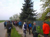  die Wanderroute am Ortsende von Unternalb 