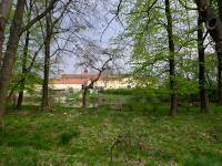 Blick zum ehemaligen Gutshof der Retzer Dominikaner 