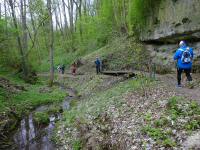 Wanderroute auf dem Quellenweg - Waldlehrpfad zum Freizeitzentrum Pulkau 