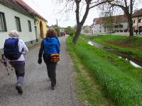  Wanderroute auf der Ufergasse in Pulkau 