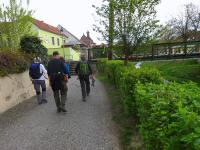  Wanderroute auf der Ufergasse in Pulkau 