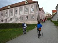 Wanderroute beim Pfarrhof - seit 2000 ist es das Europahaus 