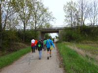 Wanderroute bei der Unterfhrung der Retzer Strae B35 