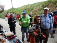 Marathonis bei der 1. Labestelle in der Kellergasse Sandweg 