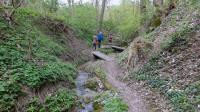 Wanderroute auf dem Quellenweg - Waldlehrpfad zum Freizeitzentrum Pulkau 