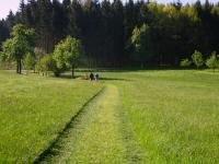  Wanderroute im Gebiet der Streusiedlung Waldhuser 