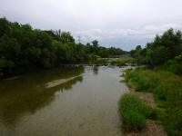  Blick vom Traisensteg flussaufwrts 