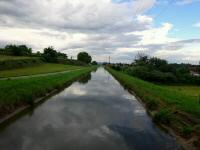 Blick auf den Traisenkanal (Mhlgraben) Richtung Herzogenburg