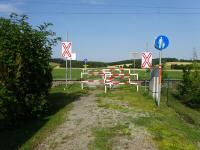  gesicherter Bahnbergang in Wantendorf 