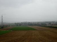 Fernblick nach Kapelln, leider durch den Regen eingetrbt 