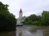  Blick zur Kath. Pfarrkirche von Kapelln 