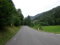 Wanderroute auf der Strae zum Forellenhof - Ysperklamm 