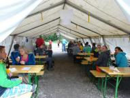  Wanderer bei der 2. K+L am Ende der Ysperklamm 