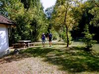 Blick auf die Wanderstrecke in der Nhe von Modlisch