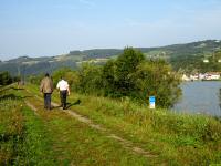  Wanderroute auf dem Treppelweg 