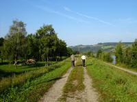  Wanderroute auf dem Treppelweg 