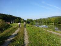  Wanderroute auf dem Treppelweg 