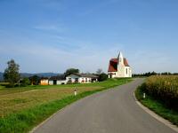  der Blick zurck zur Nikolauskirche Holzern 