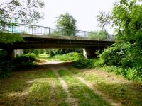  Blick auf die Wanderstrecke bei der Kampbrcke 