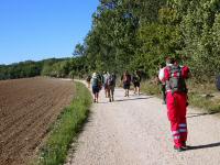  Blick auf die Wanderroute am Rande des Pirscherwalds 