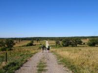  Blick auf die Wanderroute Richtung Hanftal 