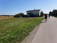 Wanderroute am Ortsbeginn von Jois auf der Bruckergasse 