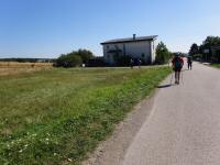 Wanderroute am Ortsbeginn von Jois auf der Bruckergasse 