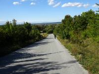   Wanderroute bergab vom Spittelberg 