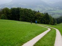  Wanderroute bergab nach Berg 