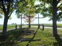 "Die drei Kreuze" an der alten Zwettler Strae bei Marbach/Walde, wurden Sept. 2005 neu errichtet 