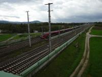  Blick auf die Westbahn Richtung Linz 