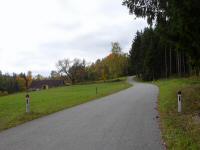  Wanderroute auf der Landstrae nach Kothores-Fraberg 