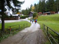 Wieder berquerung des Landesgrenzflusses "Groen Kamp" 