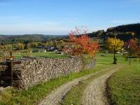 Blick ber die Wanderstrecke nach Reichenau am Freiwald 