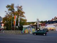  Blick zum Start-/Zielraum am Hauptplatz 