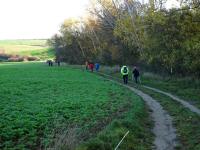  Wanderroute am Rande der Riede Schlucht 