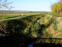 Blick auf die Zaya und zur Wanderstrecke bei Httendorf 