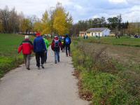 Wanderroute ber den Gterweg Auberg nach Enzersdorf bei Staatz 