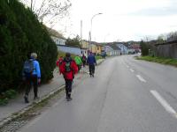 Wanderroute entlang der Poysdorfer Strae in Enzersdorf bei Staatz 