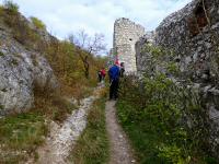  Blick auf den Burg - Aufstieg 