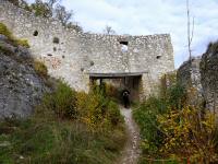  Blick auf den Burg - Aufstieg 