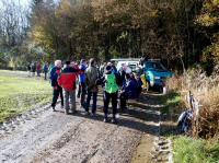  Marathonis bei der 1. Labestelle 