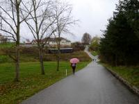  Blick auf die Wanderstrecke beim Golfplatz 